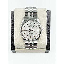 Rolex Air King Silver Dial Stainless Steel