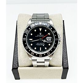 Rolex GMT Master Black Dial Stainless Steel