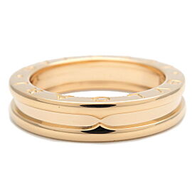 Auth BVLGARI B-zero1 One Band Ring Yellow Gold #55 US7-7.5 Used F/S