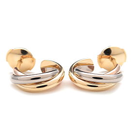 Cartier Trinity Earrings Yellow Gold White Gold Rose Gold