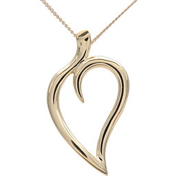 Tiffany & Co. Leaf Heart Necklace