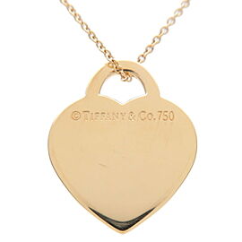 Tiffany & Co. Tiffany Heart Tag Necklace Yellow Gold