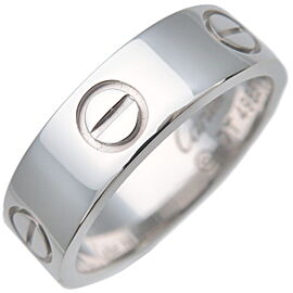 Authentic Cartier Love Ring White Gold