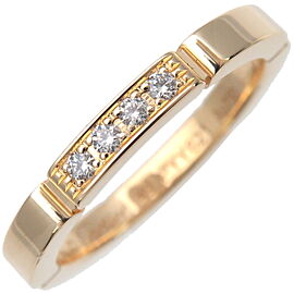 Authentic Cartier Maillon Panthere Ring 4P Diamond