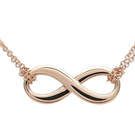 Tiffany & Co. Infinity Necklace Rose Gold