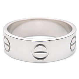 Cartier Love Ring White Gold