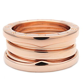 BVLGARI Ring 3 Band K18 Rose Gold