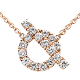 Authentic HERMES Finesse Diamond Necklace