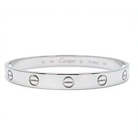 Cartier Love Bracelet Bangle White Gold