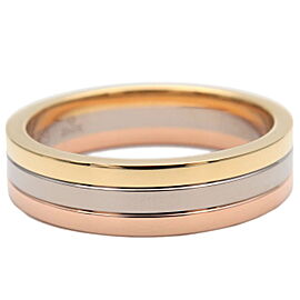 Cartier Three Color Ring K18 750YG/WG/PG