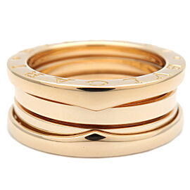 BVLGARI B-zero1 Ring 3 Band K18 750YG Yellow Gold