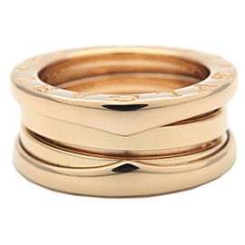 BVLGARI B-zero1 Ring 3 Band K18 750 Yellow Gold