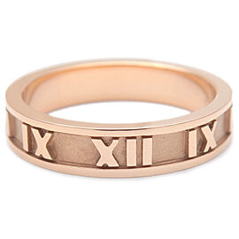 Tiffany & Co. Atlas Ring K18PG 750PG Rose Gold