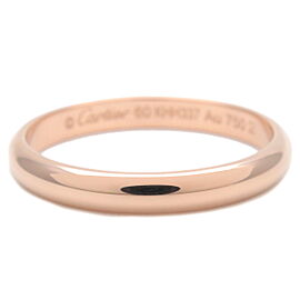 Cartier Wedding Ring K18PG 750PG Rose Gold