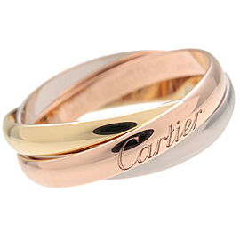 Auth Cartier Trinity Ring SM K18