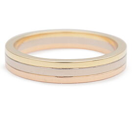 Cartier Three Color Ring K18 750YG/WG/PG