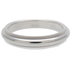 Tiffany&Co. Milgrain Band Ring PT950 Platinum