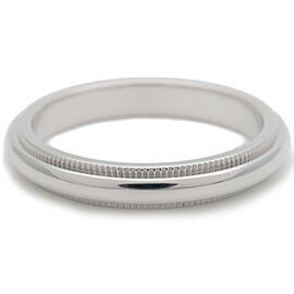 Tiffany&Co. Milgrain Band Ring PT950 Platinum