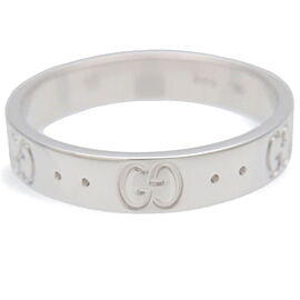 GUCCI Icon Ring K18WG 750WG White Gold