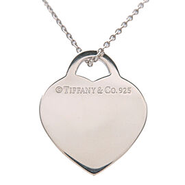 Tiffany&Co. Return to Tiffany Heart Tag Necklace SV925 Silver