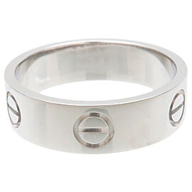 Cartier Love Ring K18 750WG White Gold