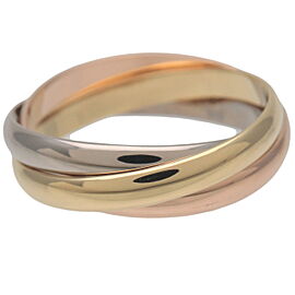 Cartier Trinity Ring SM K18 750YG/WG/PG