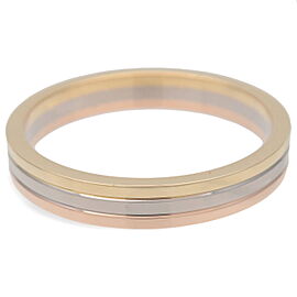 Cartier Three Color Ring K18 750YG/WG/PG