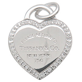 Tiffany&Co. Return To Tiffany Heart Tag Diamond Pendant