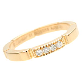 Cartier Maillon Panthere Ring 4P Diamond K18 Yellow Gold