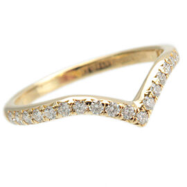 Tiffany&Co. Soleste V Ring Diamond K18 750YG Yellow Gold