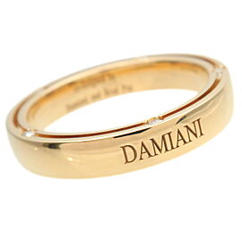 DAMIANI D Side Ring 10P Diamond K18 750YG Yellow Gold