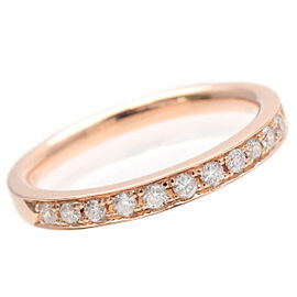 4 ℃ Half Eternity Diamond Ring K18 Rose Gold