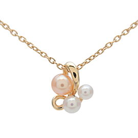 TASAKI Pearl Necklace K18YG 750YG Yellow Gold Pearl Used F/S