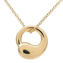 Tiffany&Co. Eternal Circle Necklace K18YG 750YG Yellow Gold