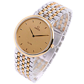 OMEGA De Ville Stainless steel/Plated Gold Quartz Watch