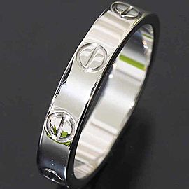 Cartier 18K white Gold Mini Love Ring LXGNTR-19