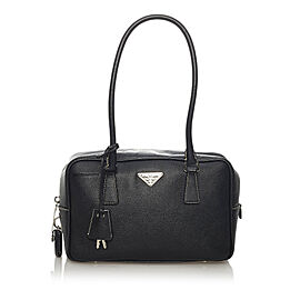 Prada Saffiano Bauletto Handbag