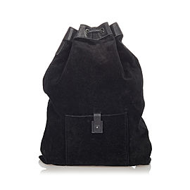 Gucci Suede Drawstring Backpack