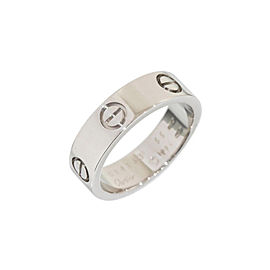 Cartier 18K White Gold Love Ring Size 7.25