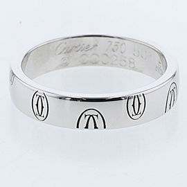 CARTIER 18k White Gold C Heart Ring LXGBKT-1097