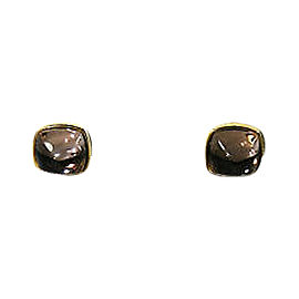 Baccarat 18K Gold Medicis Mordore Clear Clip-on Earrings