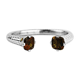 John Hardy Sterling Silver Citrine Cuff Bracelet