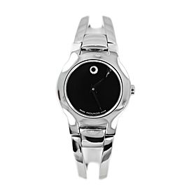 Movado 84E41842 Stainless Steel Black Dial Women's Watch