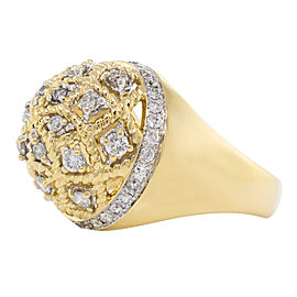 14K Yellow Gold Diamond Ring