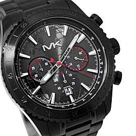 Michael Kors MK8352 Chronograph Black Stainless Steel Analog Quartz Mens Watch