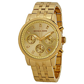 Michael Kors Ritz MK5676 Gold Tone Stainless Steel 36mm Womens Watch