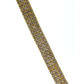 Yellow Gold Diamond Womens Bracelet