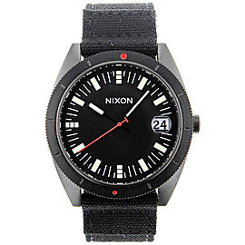 Nixon Rover A355 001 Black Dial Black Fabric Strap 42mm Mens Watch