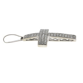 White Gold Diamond Mens Pendant