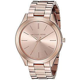 Michael Kors Runway MK3197 Rose Gold Tone Dial Rose Gold Stainless Steel 42mm Womens Watch